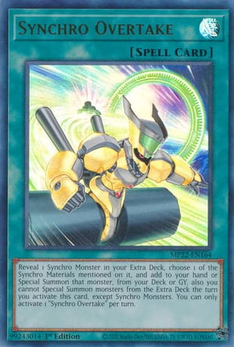 Synchro Overtake - MP22-EN164 Ultra Rare 1st Edition