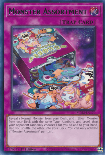 Monster Assortment - MP22-EN170 Rare 1st Edition