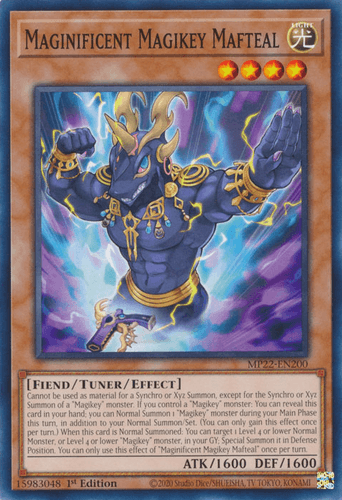 Maginificent Magikey Mafteal - MP22-EN200 Common 1st Edition