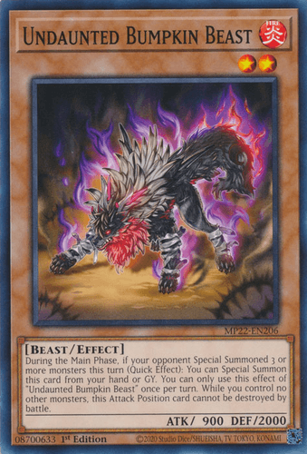 Undaunted Bumpkin Beast - MP22-EN206 Common 1st Edition