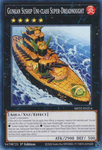 Gunkan Suship Uni-class Super-Dreadnought - MP22-EN214 Common 1st Edition