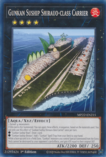 Gunkan Suship Shirauo-class Carrier - MP22-EN215 Common 1st Edition
