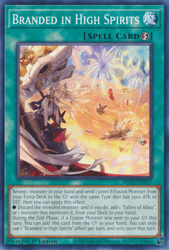 Branded in High Spirits - MP22-EN217 Common 1st Edition