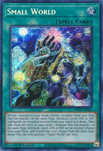 Small World - MP22-EN225 Prismatic Secret Rare 1st Edition