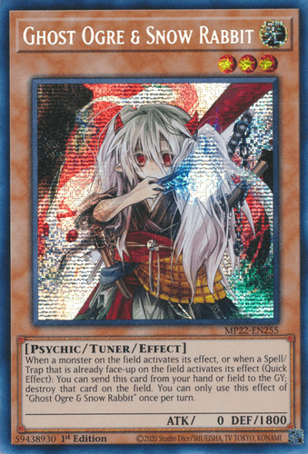 Ghost Ogre & Snow Rabbit - MP22-EN255 Prismatic Secret Rare 1st Edition