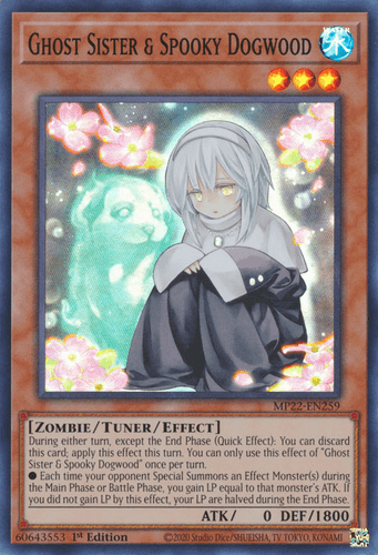 Ghost Sister & Spooky Dogwood - MP22-EN259 Super Rare 1st Edition