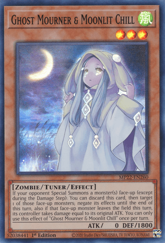 Ghost Mourner & Moonlit Chill - MP22-EN260 Super Rare 1st Edition
