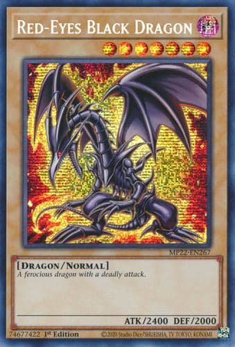 Red-Eyes Black Dragon - MP22-EN267 Prismatic Secret Rare 1st Edition