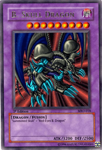 Black Skull Dragon - MRD-018 Ultra Rare 1st Edition