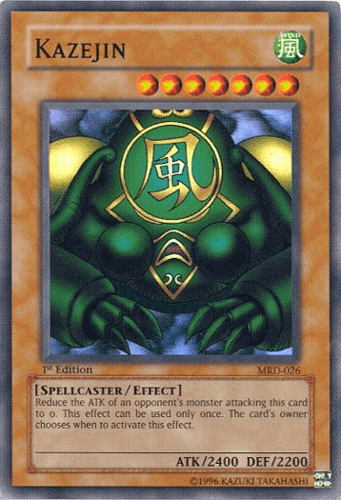 Kazejin - MRD-E026 Super Rare 1st Edition