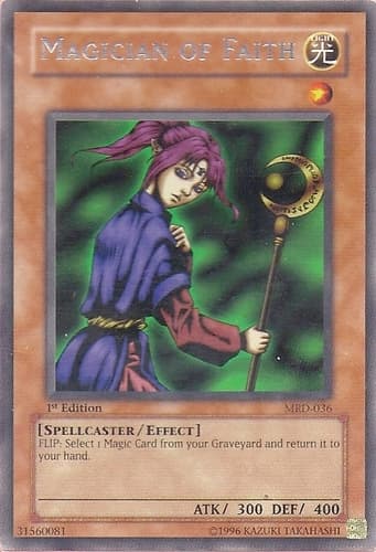 Magician of Faith - MRD-036 Rare 1st Edition