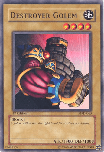 Destroyer Golem - MRD-040 Common 1st Edition
