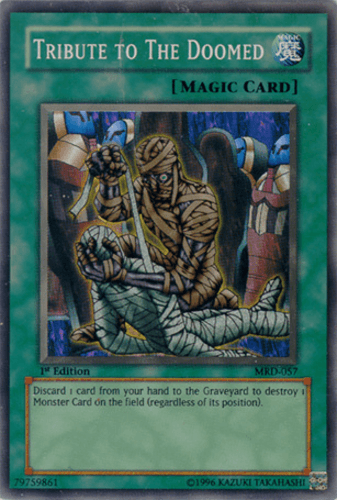 Tribute to the Doomed - MRD-057 Super Rare 1st Edition