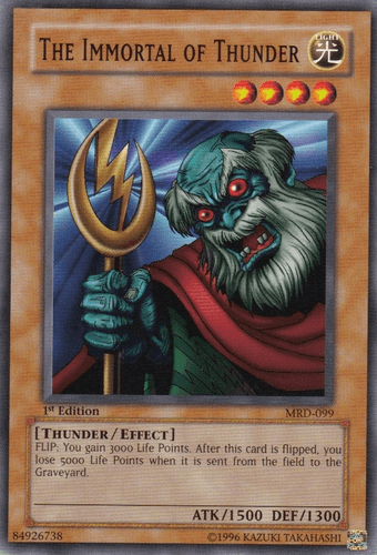 The Immortal of Thunder - MRD-099 Common 1st Edition