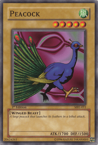 Peacock - MRL-011 Common 1st Edition