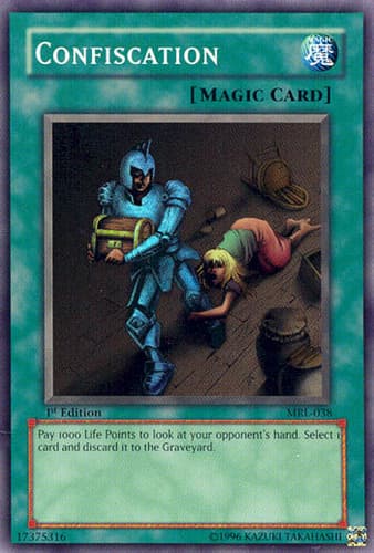 Confiscation - MRL-038 Super Rare 1st Edition