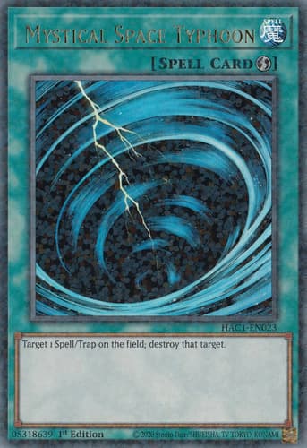 Mystical Space Typhoon - MRL-047 Ultra Rare 1st Edition