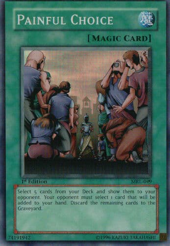 Painful Choice - MRL-049 Super Rare 1st Edition