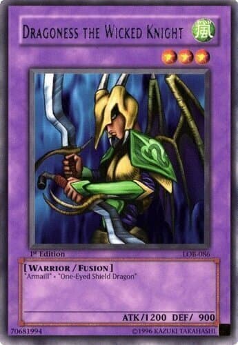Dragoness the Wicked Knight - MRL-E126 Rare 1st Edition