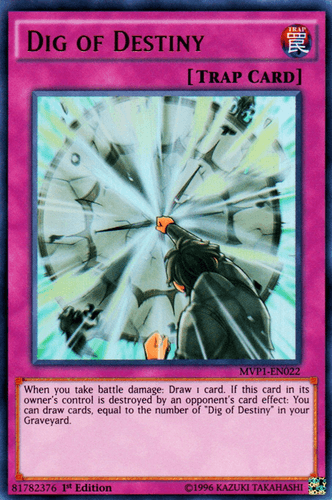 Dig of Destiny - MVP1-EN022 Ultra Rare 1st Edition