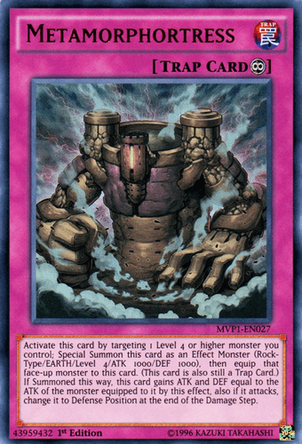 Metamorphortress - MVP1-EN027 Ultra Rare 1st Edition