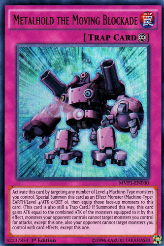 Metalhold the Moving Blockade - MVP1-EN030 Ultra Rare 1st Edition