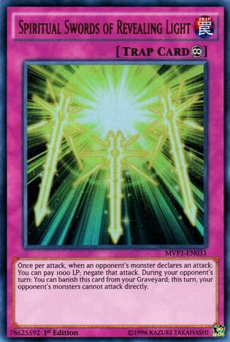 Spiritual Swords of Revealing Light - MVP1-EN031 Ultra Rare Unlimited