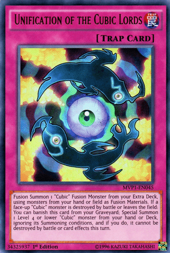 Unification of the Cubic Lords - MVP1-EN045 Ultra Rare 1st Edition