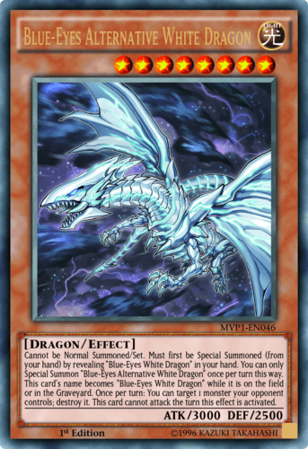 Blue-Eyes Alternative White Dragon - MVP1-EN046 Ultra Rare Unlimited