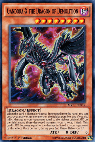 Gandora-X the Dragon of Demolition - MVP1-EN049 Ultra Rare 1st Edition