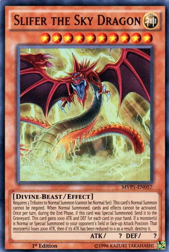 Slifer the Sky Dragon - MVP1-EN057 Ultra Rare Unlimited
