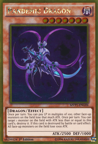 Pandemic Dragon - MVP1-ENG06 Gold Rare Unlimited