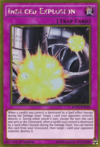 Induced Explosion - MVP1-ENG09 Gold Rare Unlimited