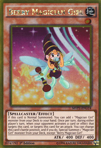 Berry Magician Girl - MVP1-ENG14 Gold Rare Unlimited