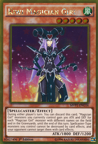 Kiwi Magician Girl - MVP1-ENG16 Gold Rare Unlimited