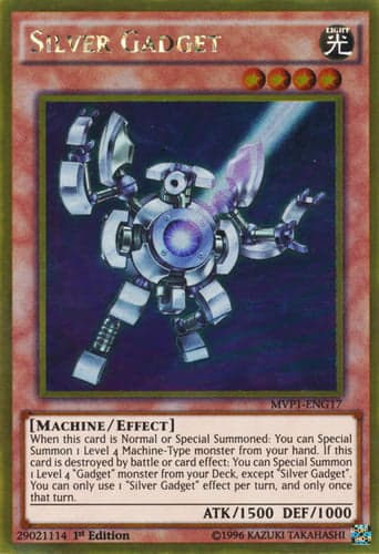 Silver Gadget - MVP1-ENG17 Gold Rare 1st Edition