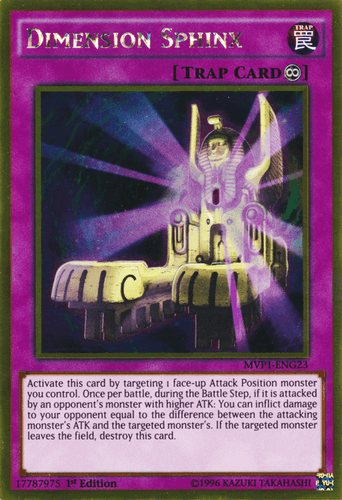 Dimension Sphinx - MVP1-ENG23 Gold Rare 1st Edition