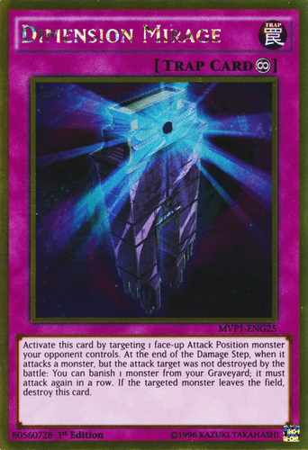 Dimension Mirage - MVP1-ENG25 Gold Rare 1st Edition
