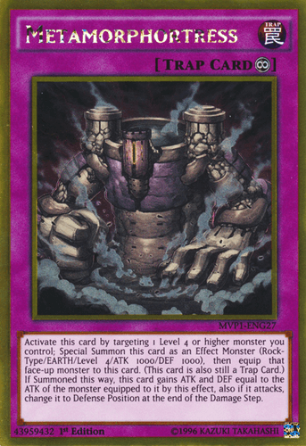 Metamorphortress - MVP1-ENG27 Gold Rare Unlimited