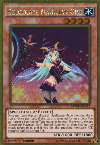Chocolate Magician Girl - MVP1-ENG52 Gold Rare Unlimited