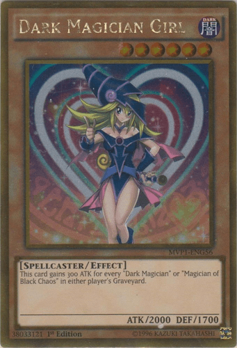 Dark Magician Girl - MVP1-ENG56 Gold Rare 1st Edition