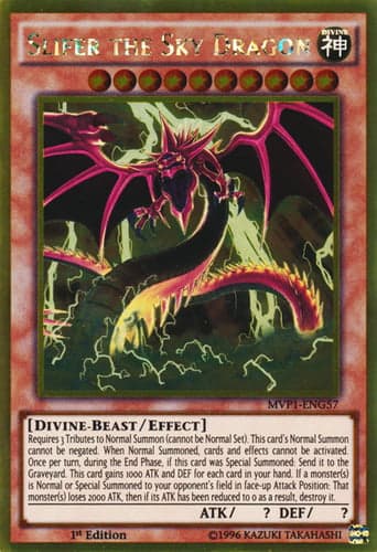 Slifer the Sky Dragon - MVP1-ENG57 Gold Rare Unlimited