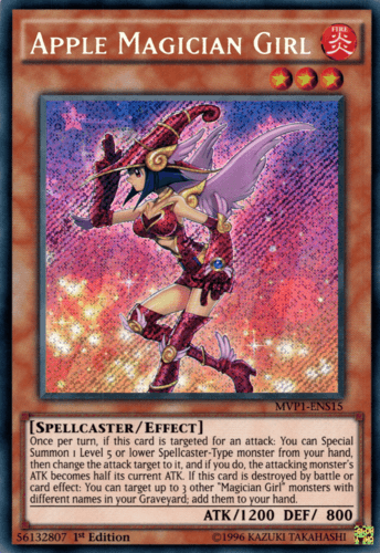 Apple Magician Girl - MVP1-ENS15 Secret Rare 1st Edition