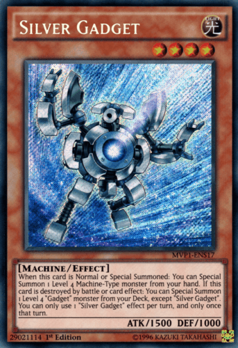 Silver Gadget - MVP1-ENS17 Secret Rare 1st Edition