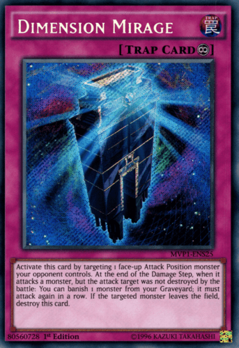 Dimension Mirage - MVP1-ENS25 Secret Rare 1st Edition