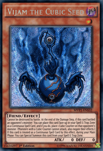 Vijam the Cubic Seed - MVP1-ENS32 Secret Rare 1st Edition