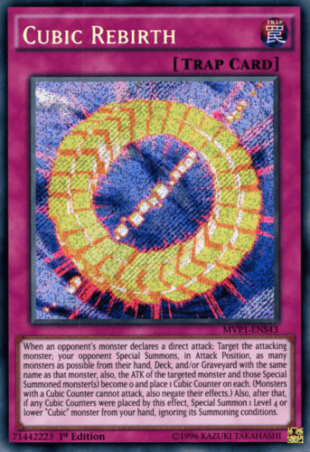 Cubic Rebirth - MVP1-ENS43 Secret Rare 1st Edition