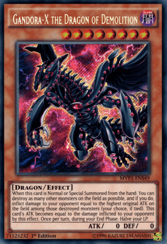 Gandora-X the Dragon of Demolition - MVP1-ENS49 Secret Rare 1st Edition