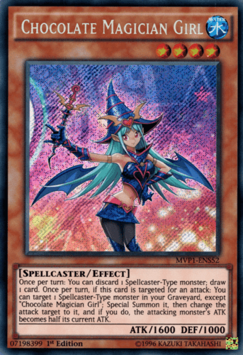 Chocolate Magician Girl - MVP1-ENS52 Secret Rare 1st Edition