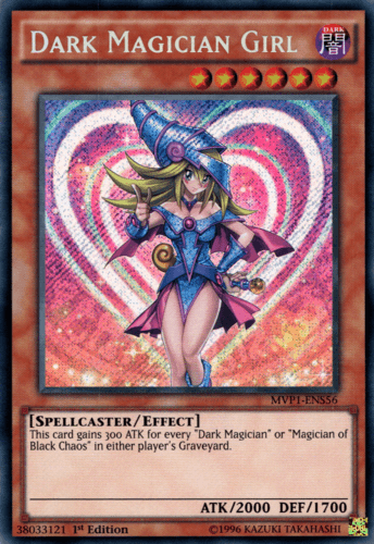 Dark Magician Girl - MVP1-ENS56 Secret Rare 1st Edition
